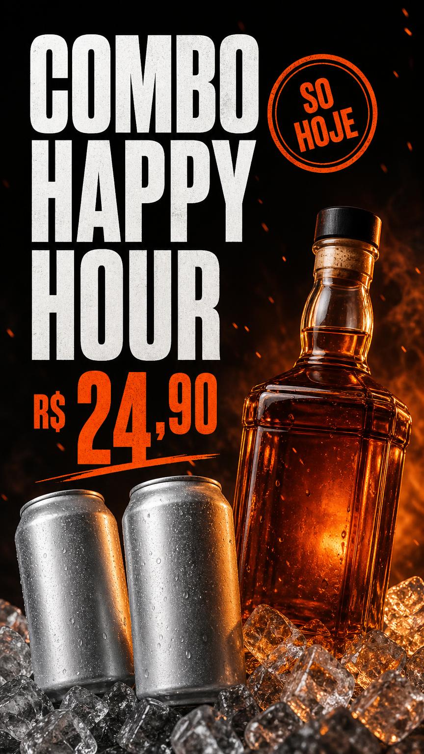 Reels 9:16 de combo happy hour